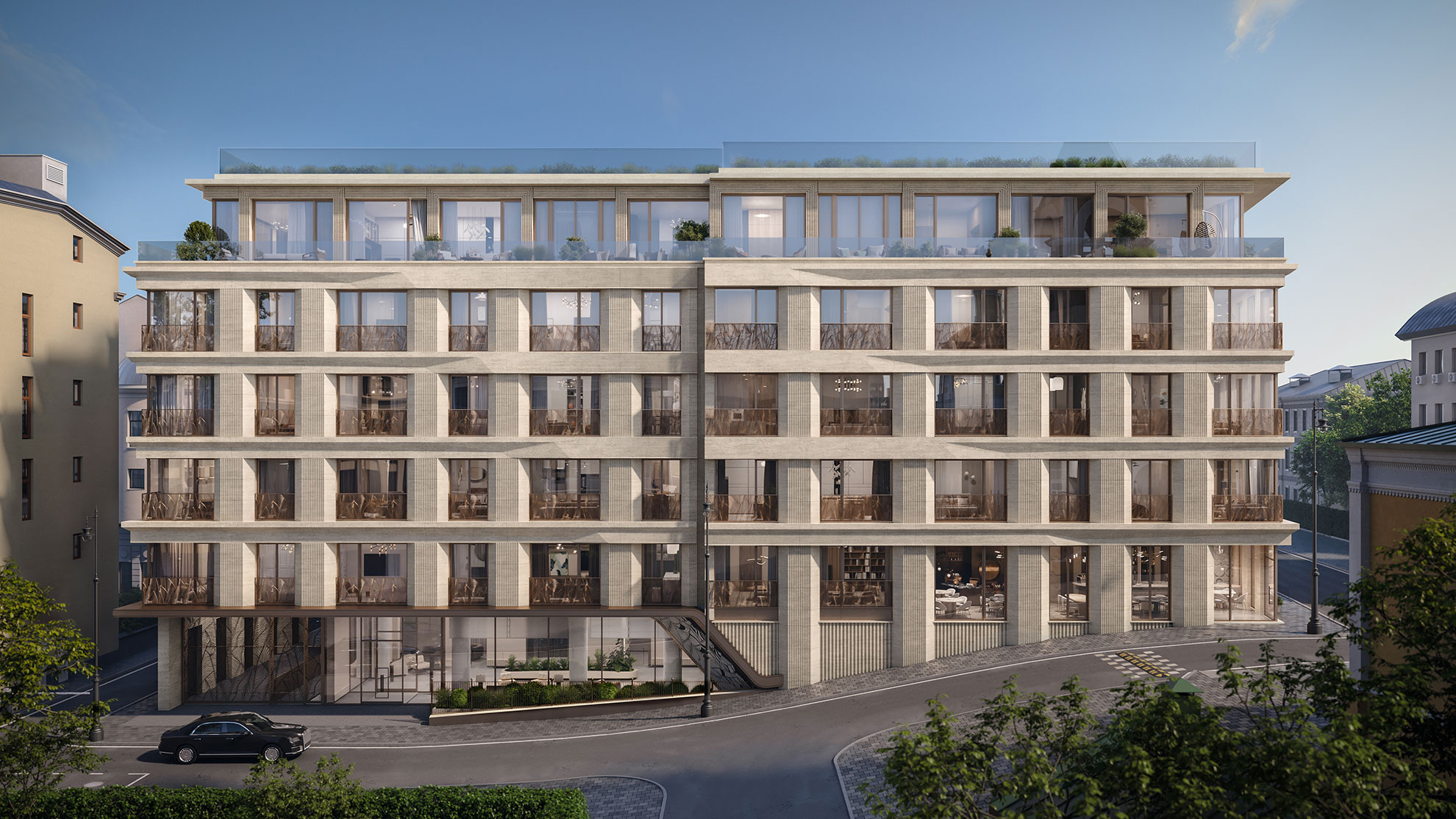 ЖК Империум — Вход