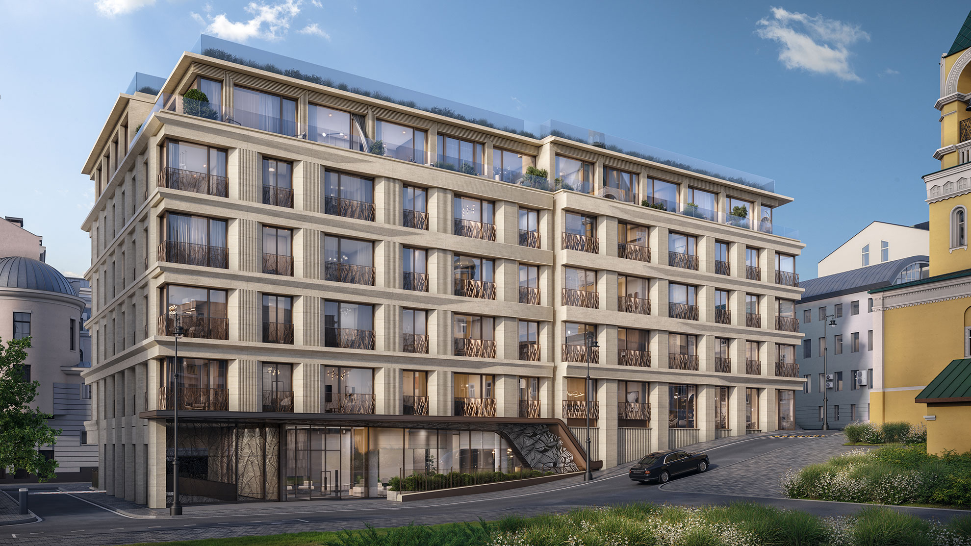 ЖК Империум — Вход