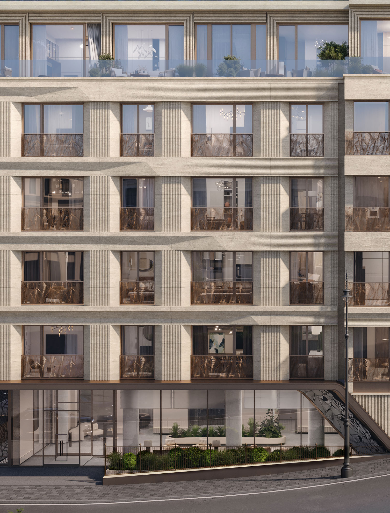 ЖК Империум — Кафе на первом этаже